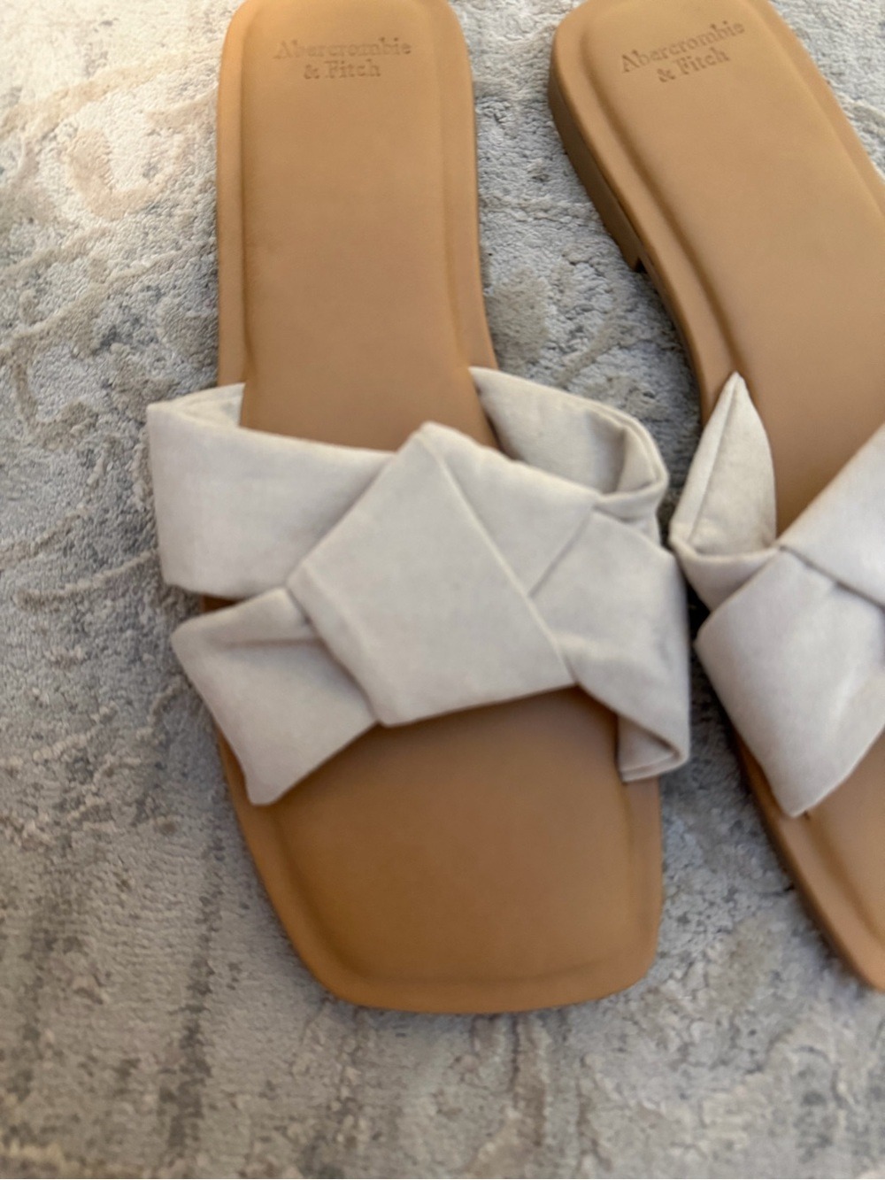Abercrombie & Fitch Ivonne Sandals - Cream NEW! - Picture 4 of 8
